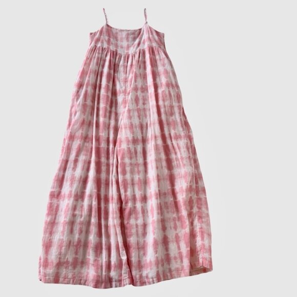 Girls Janie & Jack Pearl Tie-Dye Jumpsuit, Size 8 - Picture 4 of 8